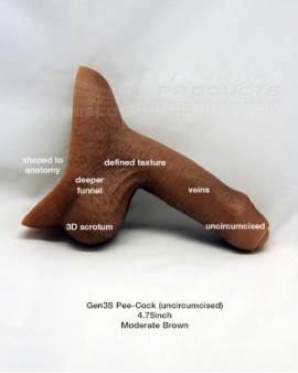 PeeCock Gen3S 4.75inch Uncircumcised